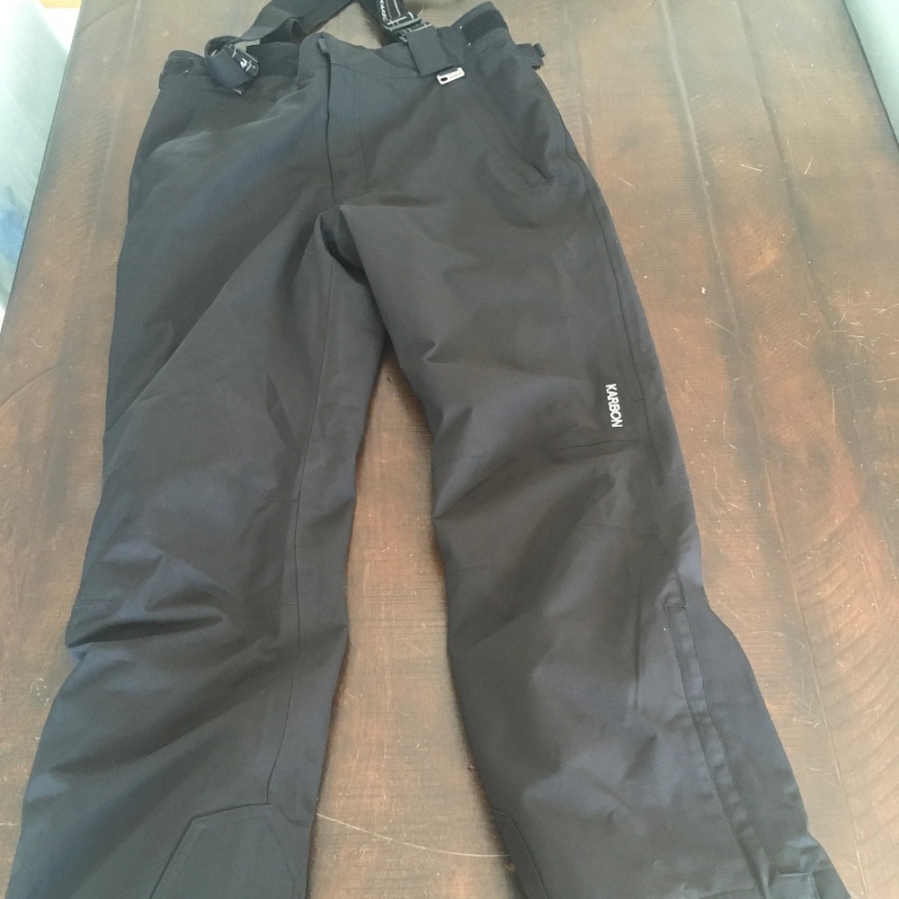 Karbon Black Ski/Snow Pants